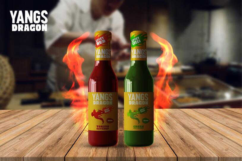 Spicy Ketchup Packaging